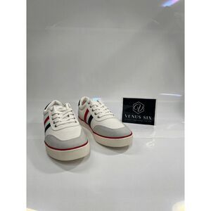 Club Room Men's Stripe Lace-Up Sneakers - Red 8.5M